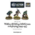 Miniatyrbild 2 av 2: NY! Waffen-SS MG42 MMG team redeploying (1943-45) Bolt Action WGB-LSS-04B
