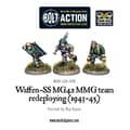 Miniatyrbild 1 av 2: NY! Waffen-SS MG42 MMG team redeploying (1943-45) Bolt Action WGB-LSS-04B
