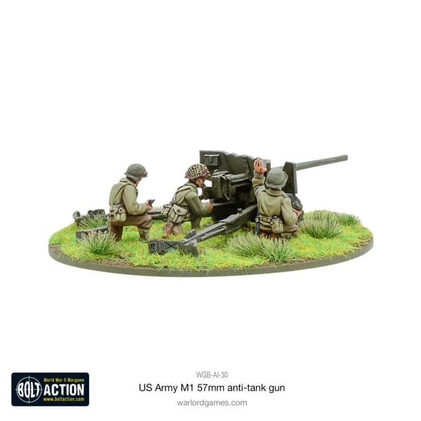 NY! US Army M1 57mm anti-tank gun WGB-AI-30 Warlord Bolt Action