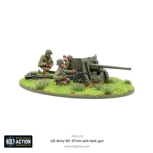 NY! US Army M1 57mm anti-tank gun WGB-AI-30 Warlord Bolt Action