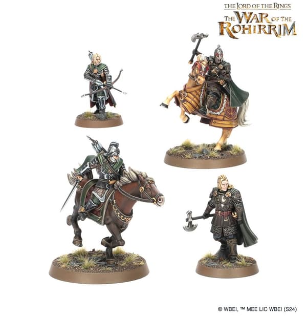 Haleth & Háma, Princes of Rohan Middle Earth Strategy Battle Game Lord of the