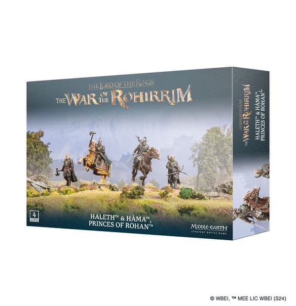 Haleth & Háma, Princes of Rohan Middle Earth Strategy Battle Game Lord of the