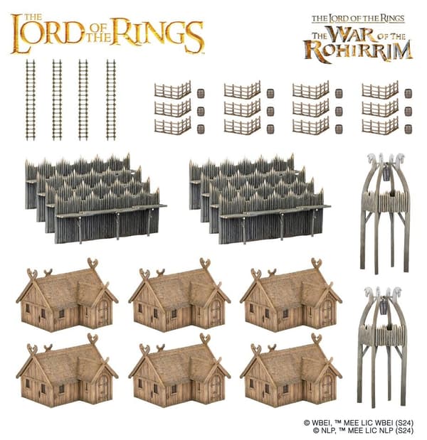Rohan Stronghold Middle Earth Strategy Battle Game Lord of the Rings