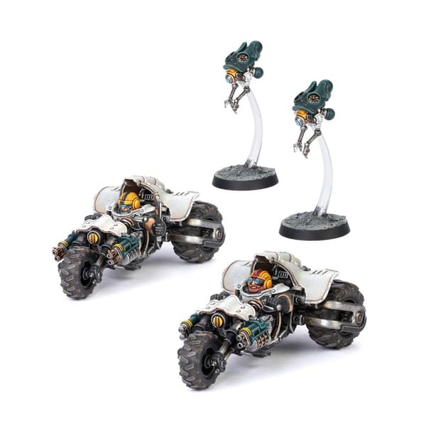 NY! Ironhead Squat Svenotar Scout Trikes Necromunda Warhammer Citadel