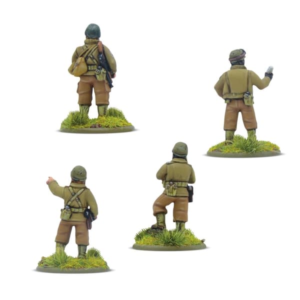 NY! US Army Platoon Commanders Warlord Games Bolt Action