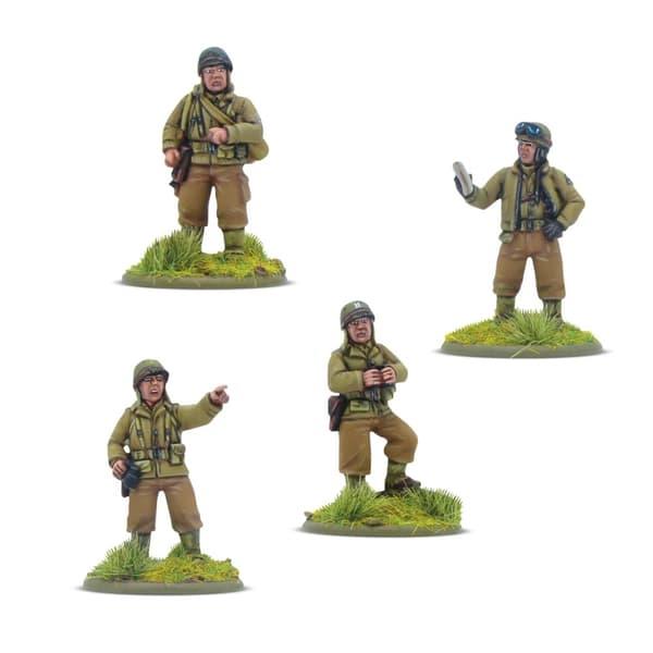NY! US Army Platoon Commanders Warlord Games Bolt Action