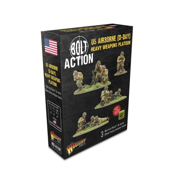 NY! US Airborne (D-Day) Heavy Weapons Platoon- Bolt Action Warlord
