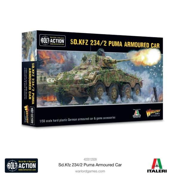 NY! Puma Sd.Kfz 234/2 Armoured Car - Bolt Action Warlord Games