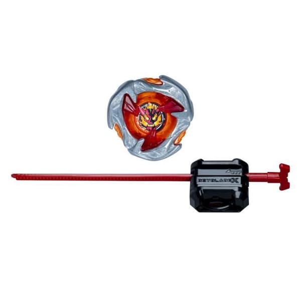 Beyblade X, aloituspakkaus Hammer Incendio 3-70H UX tasapainottavalla päällä ja laukaisimella, 8+ vuotta