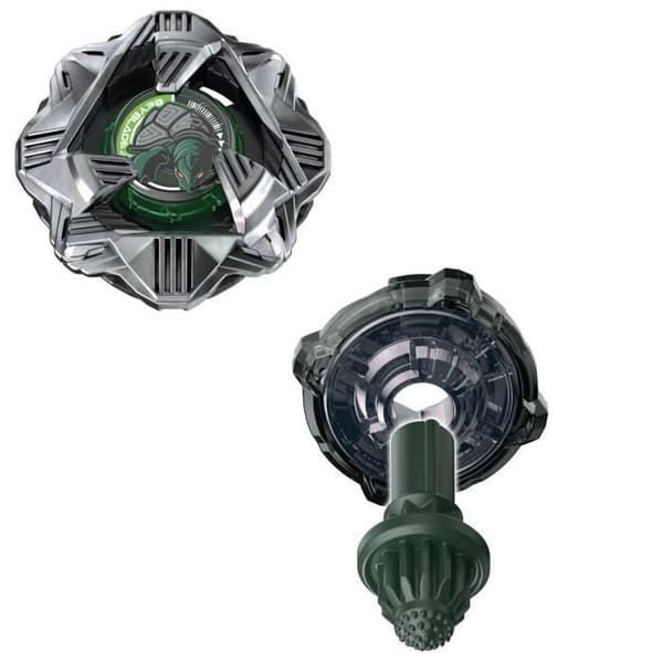 Beyblade X Pack Obsidian Shell 4-60D, Autentisk Takara Tomy Defense Type Battle Top, Ålder 8+