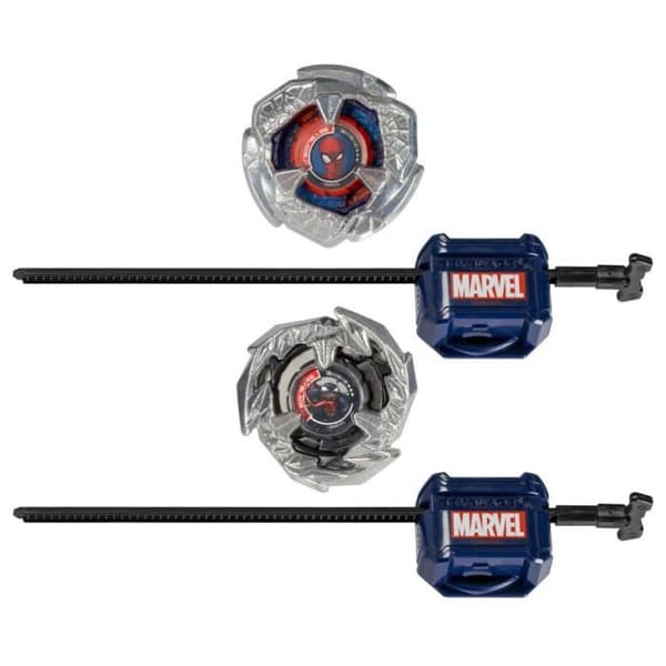 Beyblade X Multipack Spider-Man 3-60F vs. Venom 3-80N Snurretop, Marvel, Alder 8+