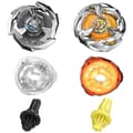 Miniatyrbillede 4 af 6: Beyblade X Dual Pack Gale Wyvern 3-60T og Sword Dran 3-80B, 2 autentiske Takara Tomy højrespin konkurrencetoppe, Des