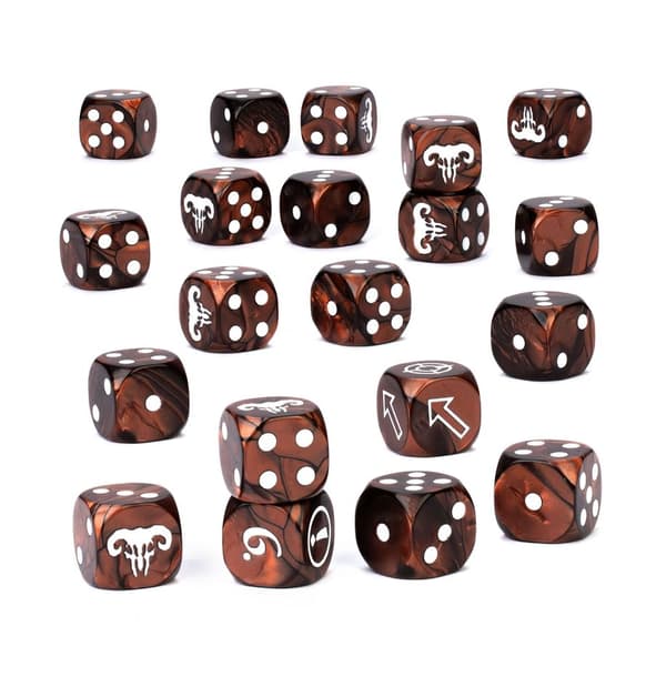 NY! Beastmen Brayherds Dice set