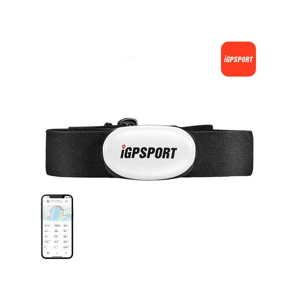 iGPSPORT HR40-rintaremmi ANT+:lla ja Bluetoothilla - Valkoinen
