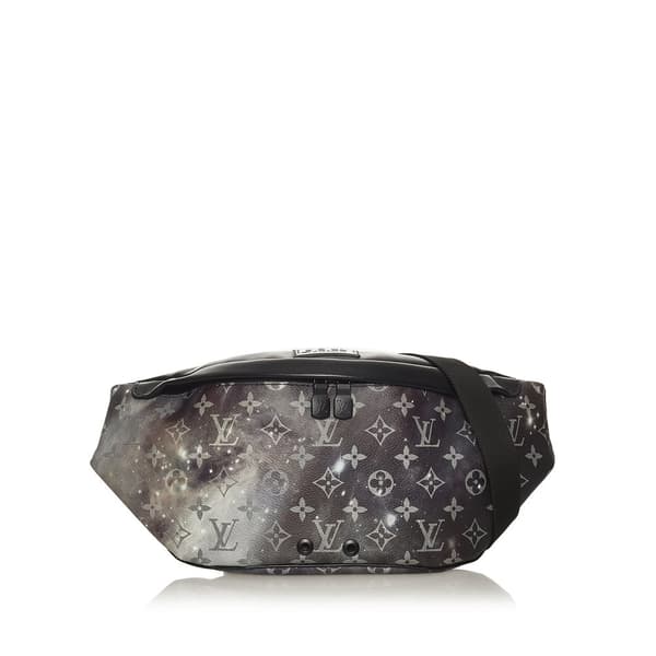 Pre-owned Louis Vuitton Monogram Galaxy Discovery Bumbag Black