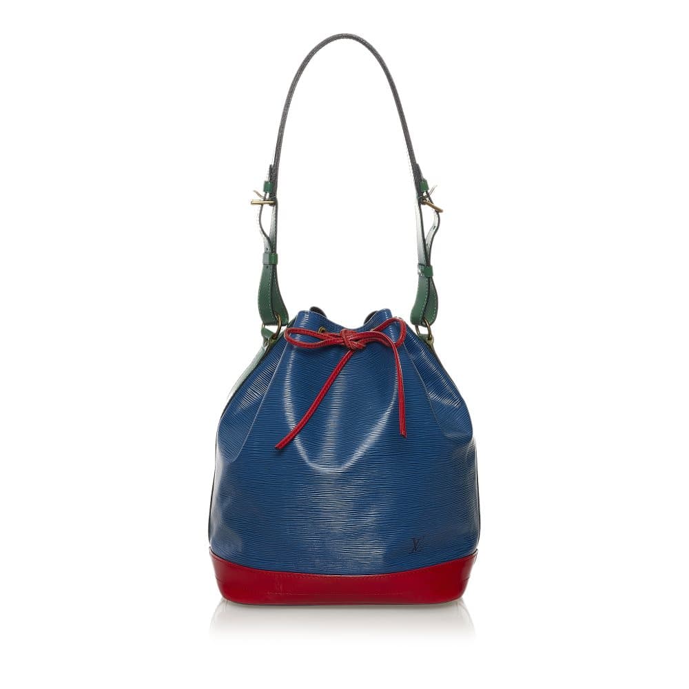 Pre-owned Louis Vuitton Epi Bicolor Noe Blue