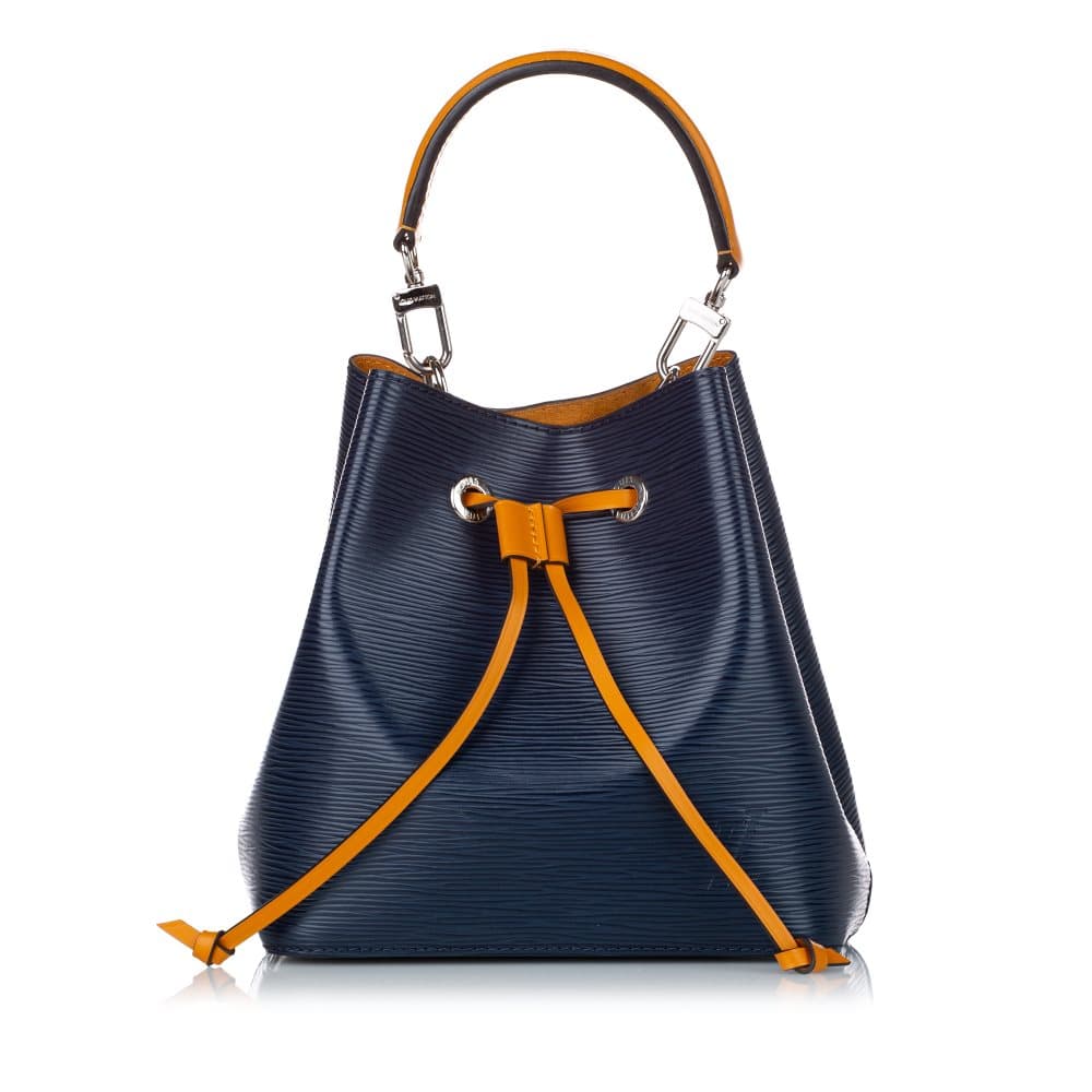 Pre-owned Louis Vuitton Epi NeoNoe Blue