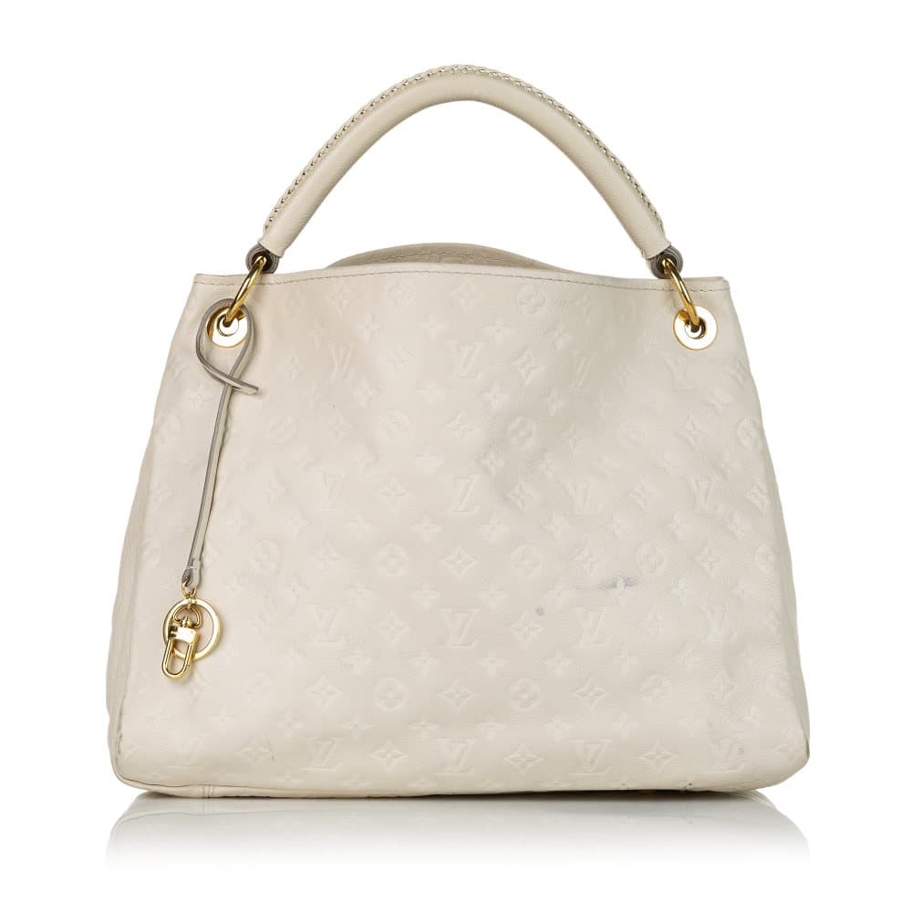 Pre-owned Louis Vuitton Monogram Empreinte Artsy MM White