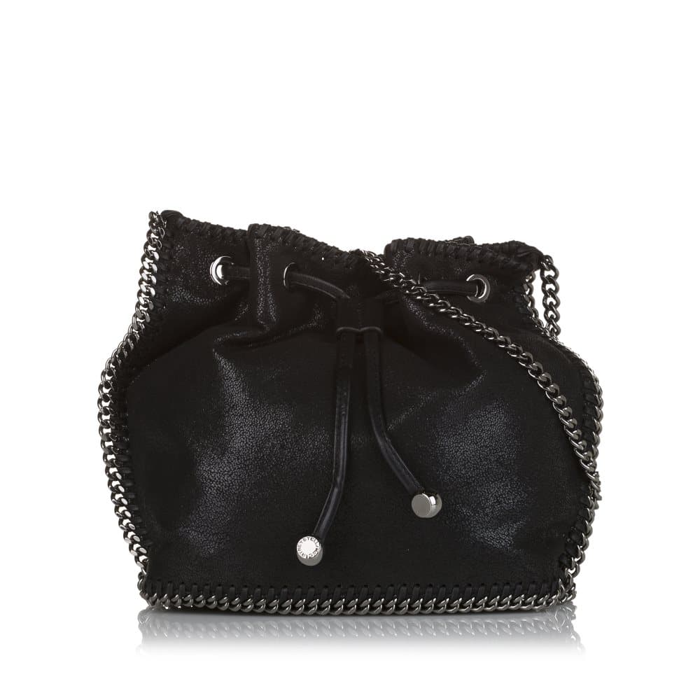 Pre-owned Stella McCartney Falabella Bucket Bag Black