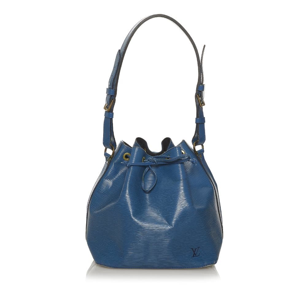 Pre-owned Louis Vuitton Epi Petit Noe Blue