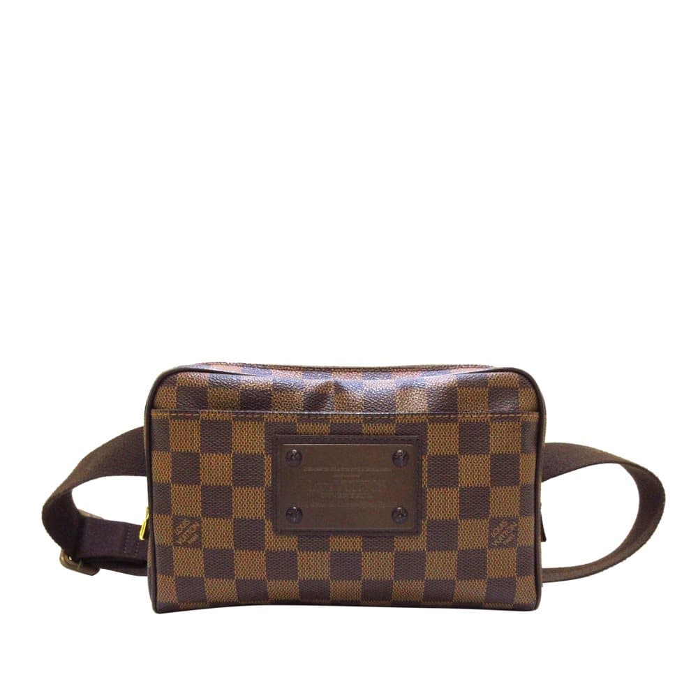 Pre-owned Louis Vuitton Damier Ebene Brooklyn Bum Bag Brown
