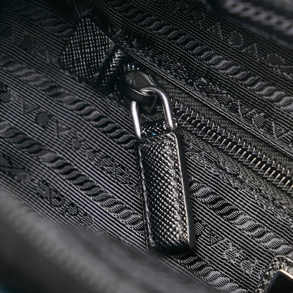 Pre-owned Prada Tessuto Camouflage Belt Bag Black