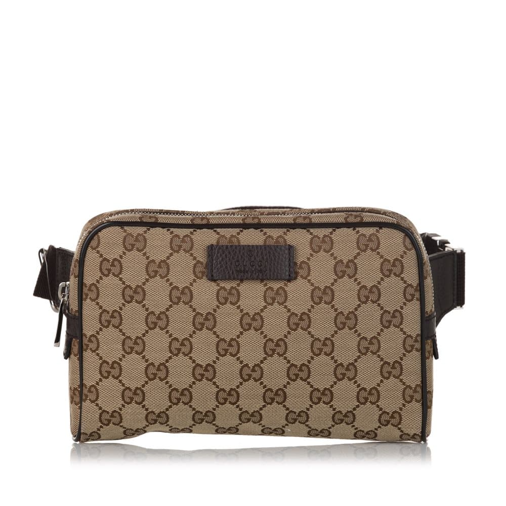 Pre-owned Gucci GG Canvas Belt bag Brown