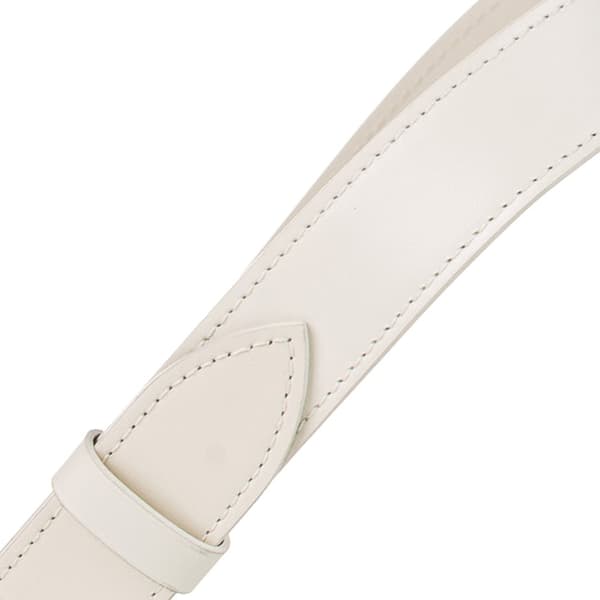 Pre-owned Louis Vuitton Monogram Taurillon Utility Side  White