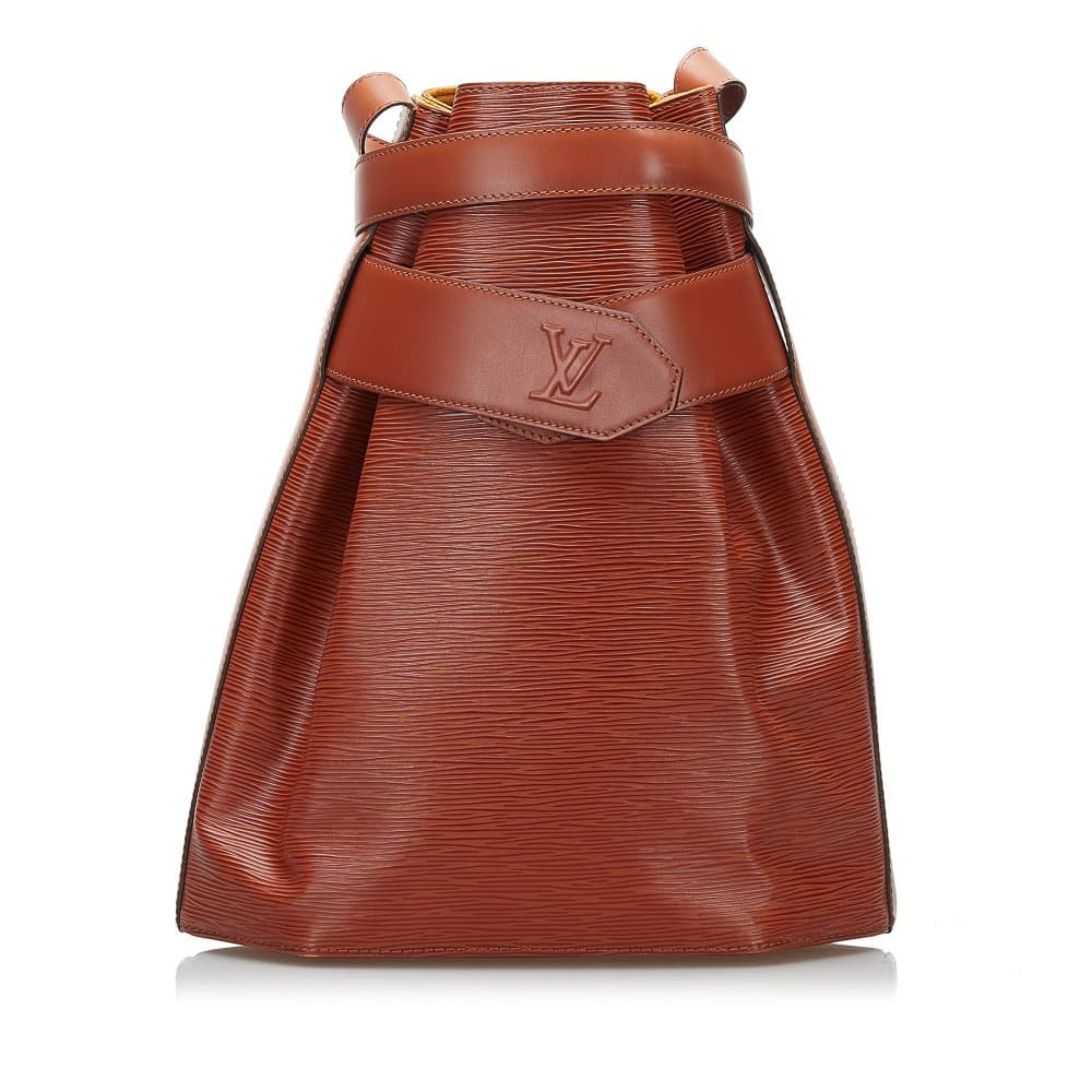 Pre-owned Louis Vuitton Epi Sac dEpaule Brown