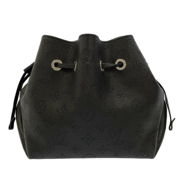 Pre-owned Louis Vuitton Monogram Mahina Bella Black