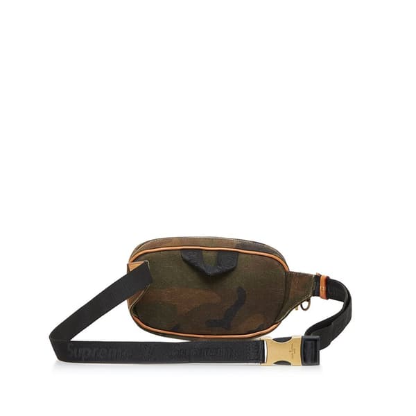 Pre-owned Louis Vuitton Supreme Camouflage Bum Bag PM Brown