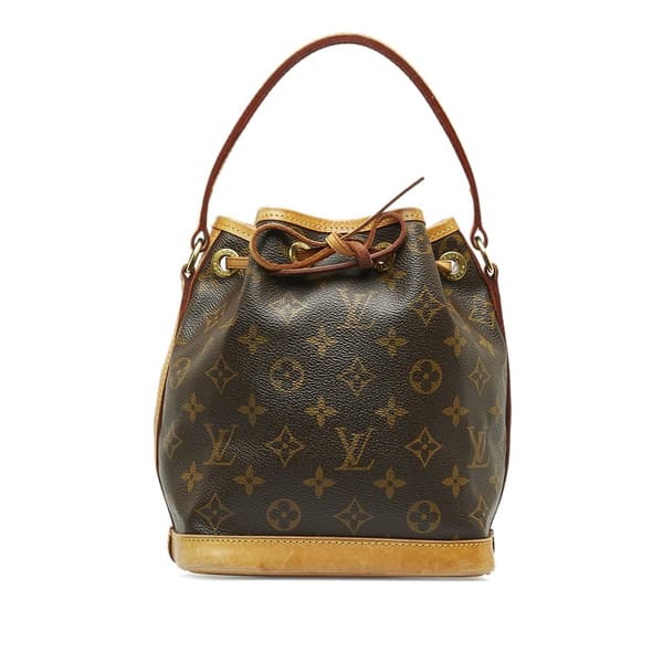 Pre-owned Louis Vuitton Monogram Mini Noe Brown