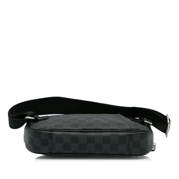 Pre-owned Louis Vuitton Damier Graphite Ambler Black