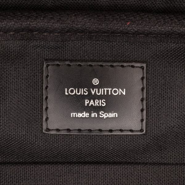 Pre-owned Louis Vuitton Damier Graphite Ambler Black