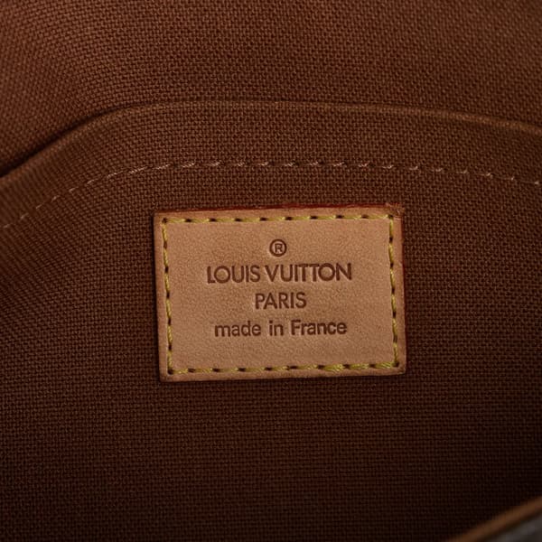 Pre-owned Louis Vuitton Monogram Pochette Marelle PM Brown