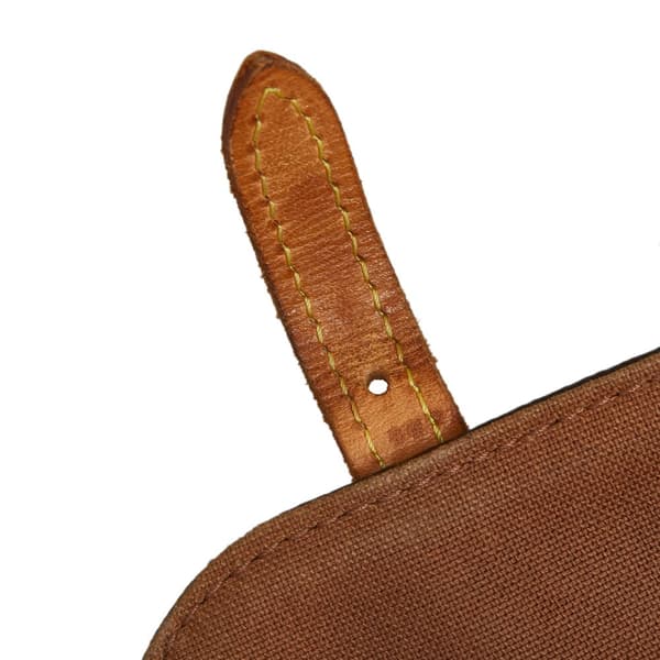 Pre-owned Louis Vuitton Monogram Pochette Marelle PM Brown