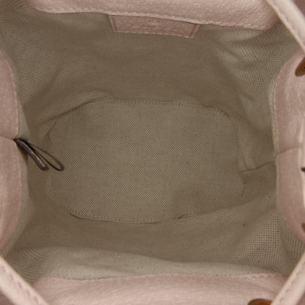 Pre-owned Gucci Mini Jumbo GG Canvas Ophidia Bucket Bag Brown