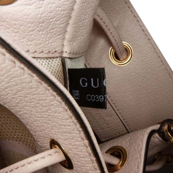 Pre-owned Gucci Mini Jumbo GG Canvas Ophidia Bucket Bag Brown