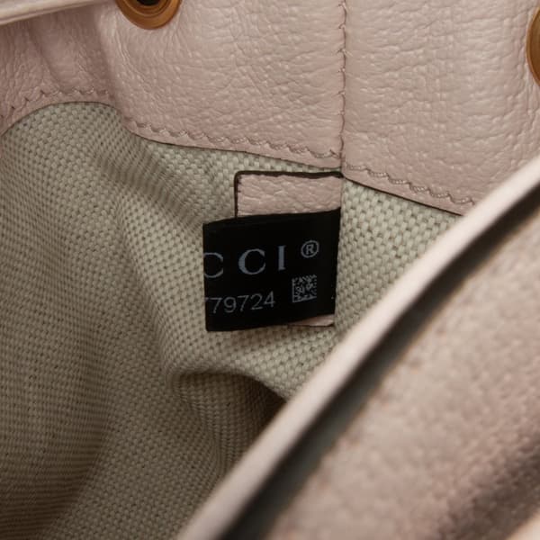 Pre-owned Gucci Mini Jumbo GG Canvas Ophidia Bucket Bag Brown