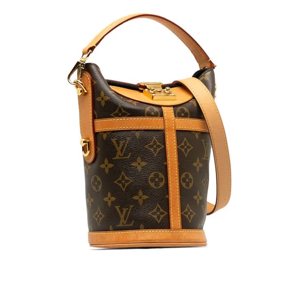 Pre-owned Louis Vuitton Monogram Duffle Brown