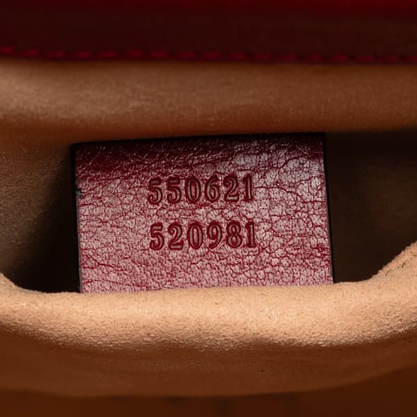 Pre-owned Gucci Small Suede Web Ophidia Bucket Blue