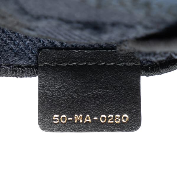 Pre-owned Dior Camouflage Saddle Belt Bag Blue