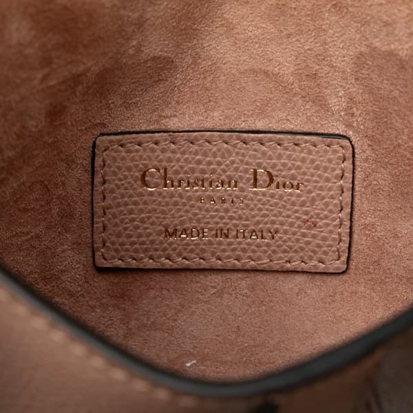 Pre-owned Dior Leather Saddle Belt Bag Brown