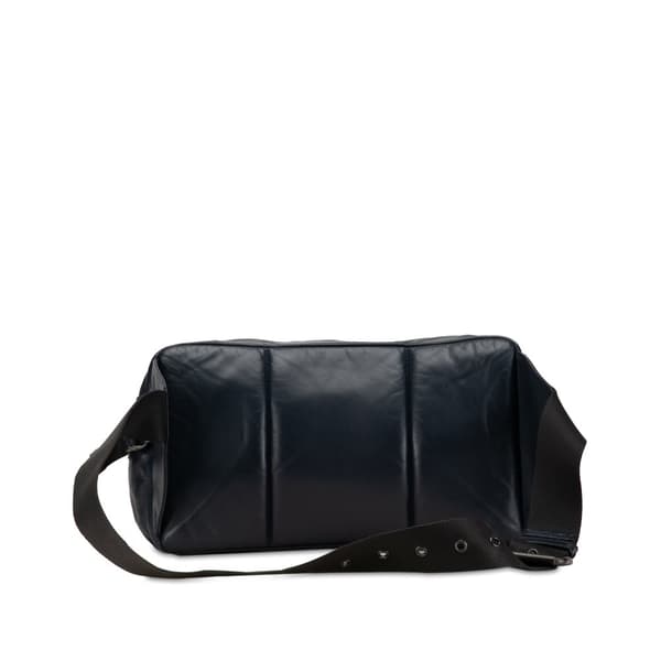 Pre-owned Bottega Veneta Intrecciato Belt Bag Blue