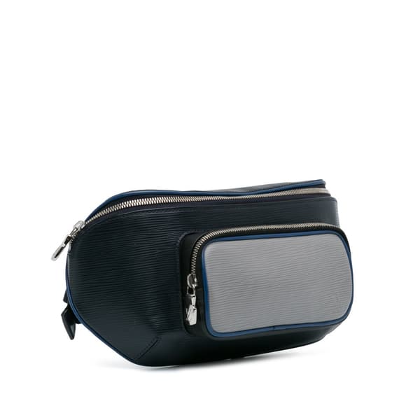 Pre-owned Louis Vuitton Epi Damier Graphite Bumbag Blue