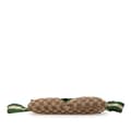 Miniatyrbillede 4 af 9: Pre-owned Gucci GG Canvas Web Double Pocket Belt Bag Brown