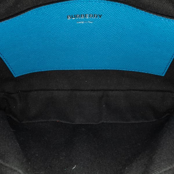 Pre-owned Burberry Paddy Logo Belt Bag Blue