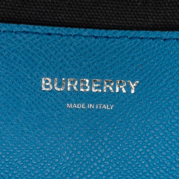 Pre-owned Burberry Paddy Logo Belt Bag Blue