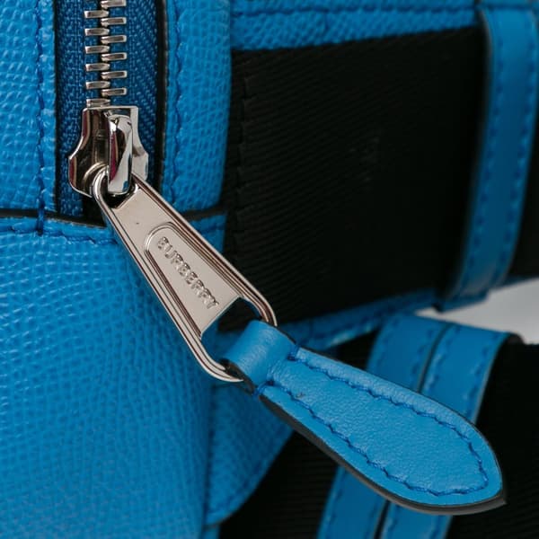 Pre-owned Burberry Paddy Logo Belt Bag Blue