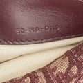 Miniatyrbilde 6 av 10: Pre-owned Dior Oblique Saddle Belt Bag Red